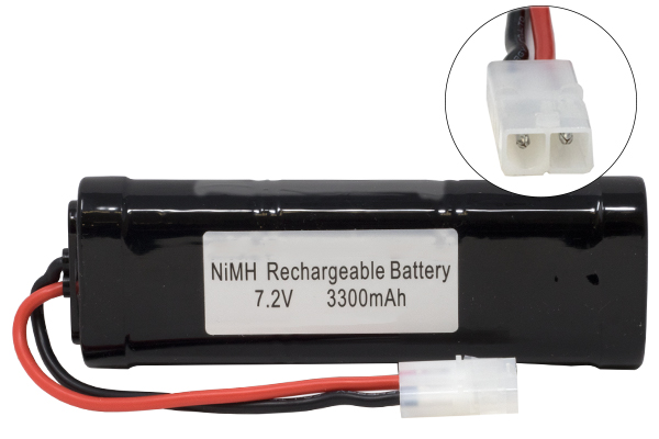7.2 Volt NiMH Battery Pack (3300 mAh) with Tamiya Connector