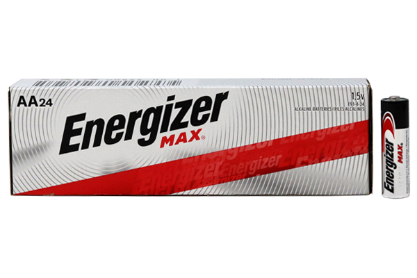 24 x AA Energizer Max Alkaline Batteries (E91)