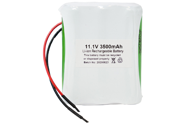11.1 Volt Lithium Ion Battery Pack (3500 mAh) with Protection IC