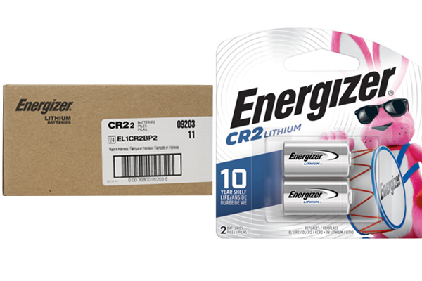 48 x Energizer CR2 3 Volt Lithium Batteries (24 Cards of 2)