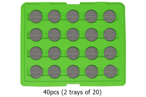 40 x CR2025 Energizer 3 Volt Lithium Coin Cell Batteries