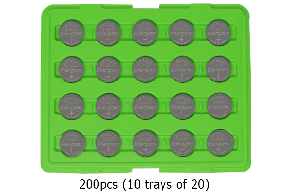 200 x CR2025 Energizer 3 Volt Lithium Coin Cell Batteries