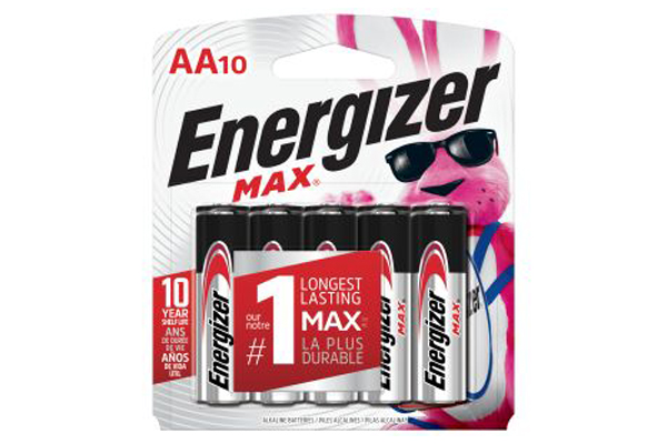 AA Energizer MAX E91CP-10 Alkaline Batteries (10 Pack)