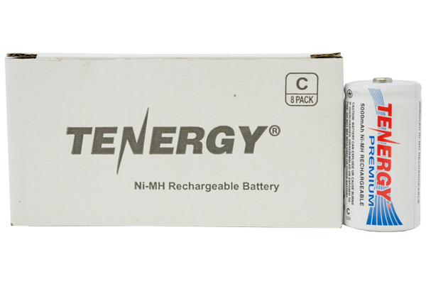 8 x C Tenergy Premium NiMH Batteries (5000 mAh)