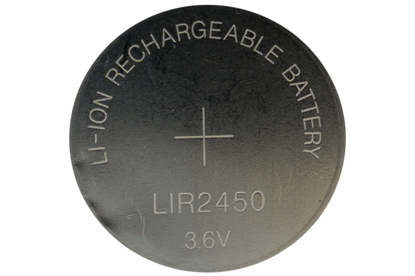 LIR2450 3.6 Volt Lithium Ion Button Battery