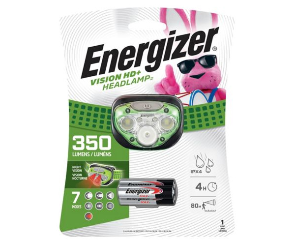 Energizer 350 Lumens Vision HD+ Headlamp