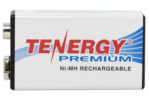 2 x 9 Volt Tenergy Premium NiMH Batteries (250 mAh)