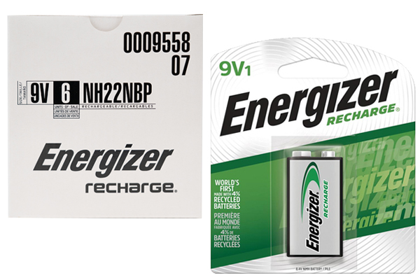 9 volt battery, rechargeable