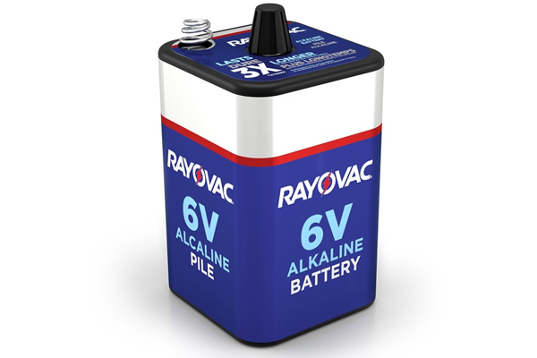 Rayovac 808 6 Volt Spring Top Alkaline Lantern Battery