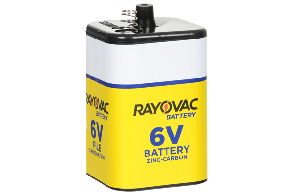 Rayovac 945 6 Volt Screw Top Zinc Carbon Lantern Battery
