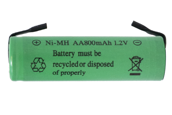 AA NiMH Rechargeable Battery with Tabs (800 mAh)