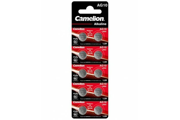 10 x AG10 / 389 / 390 / LR54 Button Batteries