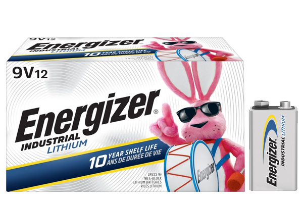 12 x 9 Volt Energizer Ultimate Lithium Battery (LN522)