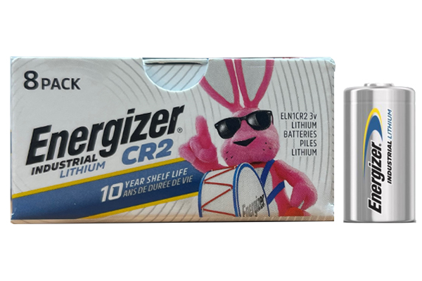 8 x CR2 Energizer Industrial 3 Volt Lithium Battery (ELN1CR2)
