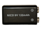 9 Volt NiCd  Batteries
