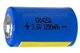 100 x  Blue Sleeve ER14250 (LS14250) 1/2 AA 3.6 Volt Primary Lithium Battery (1200 mAh)