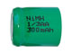 1/3 AA NiMH Flat Top Battery (300 mAh)