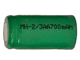 100 x 2/3 AA NiMH Flat Top Batteries (700 mAh)