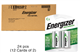 24 x C Energizer Rechargeable NiMH Batteries (2500 mAh) (12 Cards of 2)
