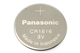 100 x BR1616 Panasonic 3 Volt Lithium Coin Cell Batteries