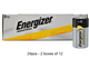 24 x D Energizer Industrial Alkaline Batteries (EN95)