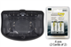 V2299 Universal Smart Charger + 4 C NiMH AccuPower AccuLoop Batteries (4500 mAh)