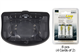 V2299 Universal Smart Charger + 8 C NiMH AccuPower AccuLoop Batteries (4500 mAh)