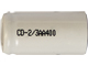 2/3 AA NiCd Flat Top Battery (400 mAh)