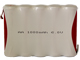 6 Volt NiCd Battery Pack with Tabs (1000 mAh)
