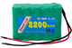 12 Volt NiMH Battery Pack (2200 mAh) with Leads
