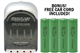 UltraLast AA / AAA Smart Battery Charger + 4 AA NiMH Batteries (2700 mAh)