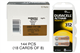 144 x Size 312 Duracell Easy Tab Hearing Aid Batteries (DA312)