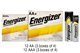 12 AA + 12 AAA Energizer Industrial Alkaline Battery Combo