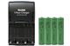 Kodak AA / AAA Smart Charger + 4 AAA NiMH Batteries (1200 mAh)