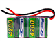 4.8 Volt NiMH Battery Pack (4200 mAh) with Leads