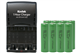 Kodak AA / AAA Smart Charger + 8 AA NiMH Batteries (2700 mAh)