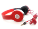 Eclipse Pro EP-2000 Studio Style Dolby Sound Folding Stereo Headphones (Red)