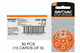 90 x Size 13 Rayovac Hearing Aid Batteries