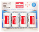 4 x D Size Maxell Battery Adapters for AA Batteries