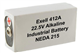 Exell 412A 22.5 Volt Battery (NEDA 215, 15F20, BLR122, V72PX)