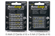 8 x AAA (1100 mAh) + 8 x AA (2600 mAh) AccuPower AccuLoop-X NiMH Battery Combo