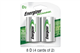 8 x D Energizer Rechargeable NiMH Batteries (2500 mAh) (4 Cards of 2)