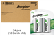 24 x D Energizer Rechargeable NiMH Batteries (2500 mAh) (12 Cards of 2)