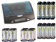Super Universal LCD Battery Charger  + 8 AA (2600 mAh) + 8 AAA (1100 mAh) + 4 C (4500 mAh) + 4 D (10000 mAh) NiMH Batteries