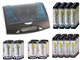 Super Universal LCD Battery Charger + 16 AA (2600 mAh) + 16 AAA (1100 mAh) + 4 C (4500 mAh) + 4 D (10000 mAh) NiMH Batteries