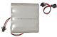 3.2V 6000 mAh LiFeP04 FLAT Battery Pack for Gama Sonic Solar Lights (Includes Male Adapter)