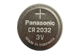 CR2032 Panasonic 3 Volt Lithium Coin Cell Battery