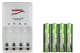 4 Bay AA / AAA LED Smart Battery Charger & 4 x AAA Rayovac NiMH 750 mAh Batteries