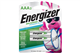 AAA NiMH Energizer Recharge 800 mAh Batteries (2 Pack)