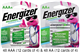 48 AA (2300mAh) + 48 AAA (800mAh) Energizer Rechargeable Battery Combo